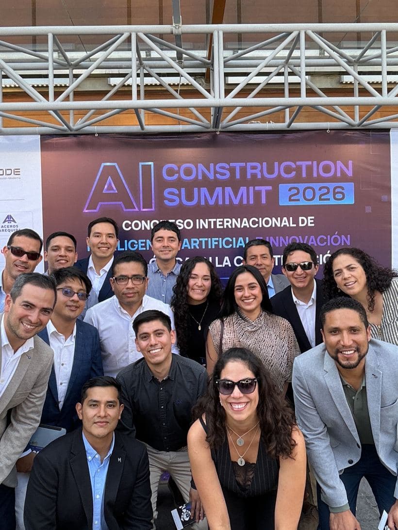 Comunidad de profesionales del sector AEC en el AI Construction Summit de AECODE