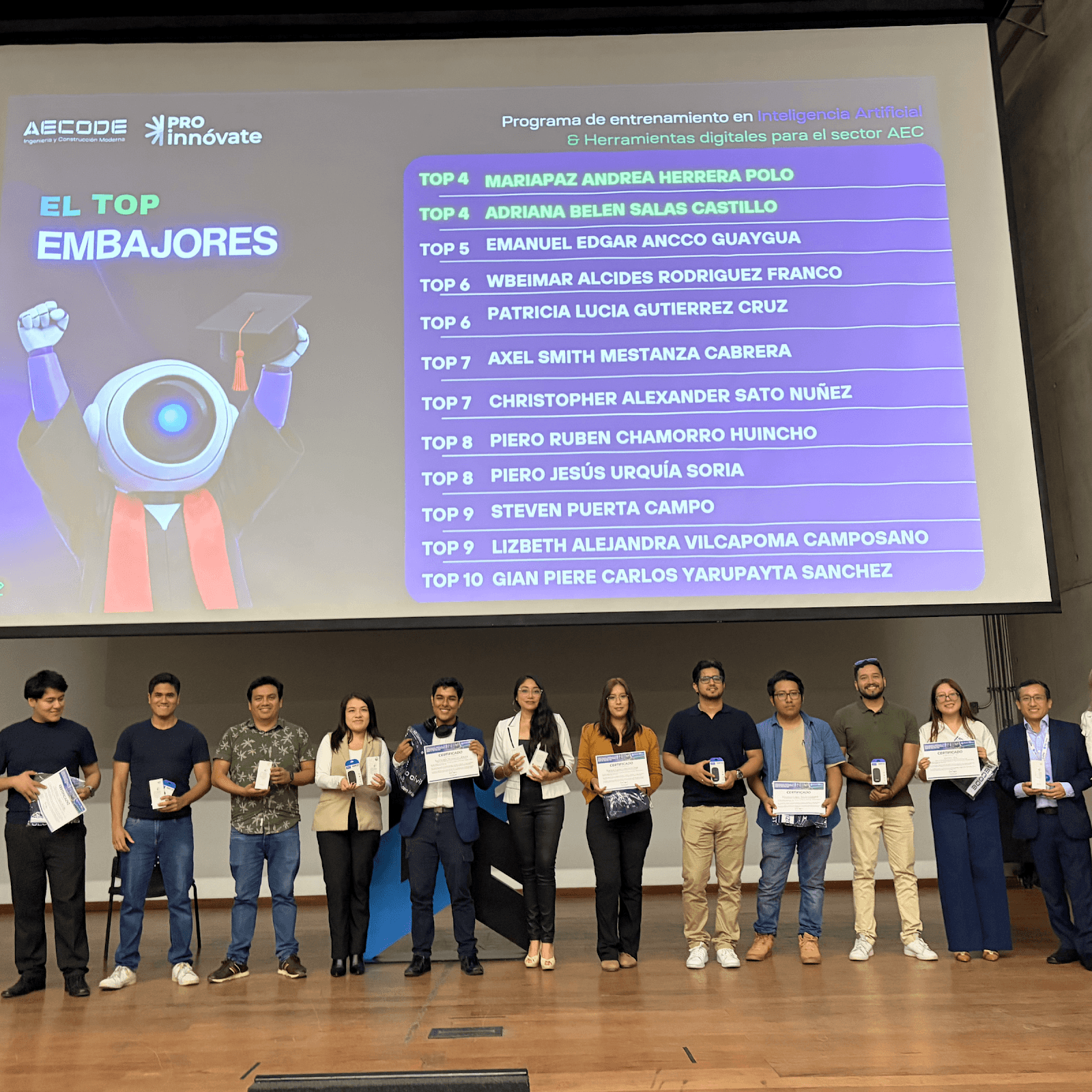 Momento de la comunidad AECODE